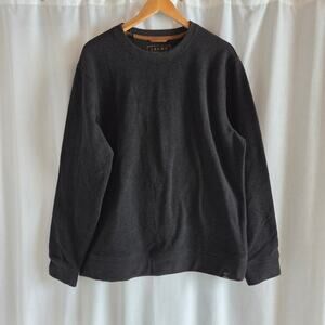 Jachs New York Men's Wool Blend Soft Long Sleeve Crewneck Black Large NWT